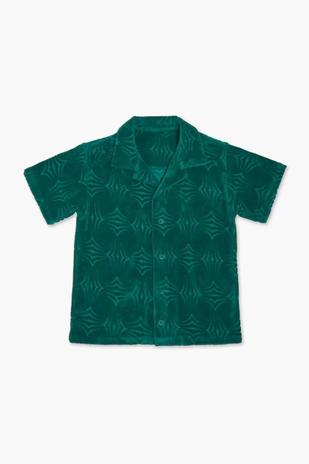 Tops>Forever 21 Kids Abstract Print Shirt (Girls + Boys) Hunter Green