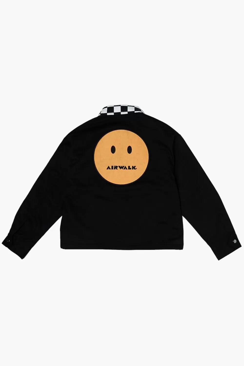 Jackets + Outerwear>Forever 21 Kids Airwalk Graphic Jacket (Girls + Boys) Black/Multi