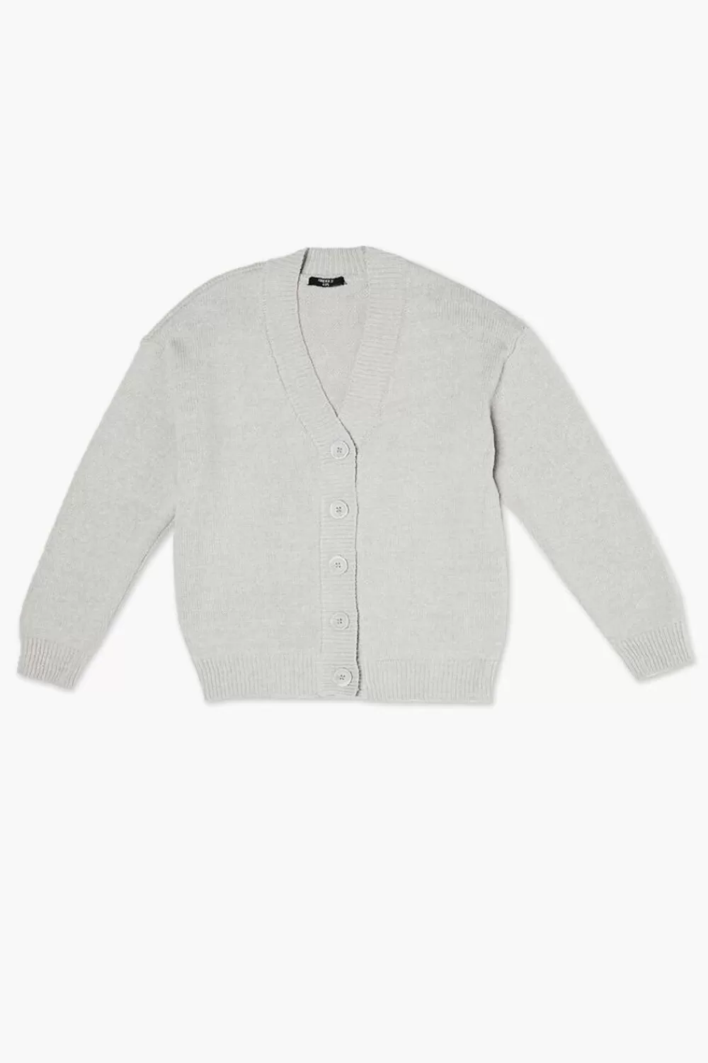 Sweaters + Cardigans>Forever 21 Kids Cardigan Sweater (Girls + Boys) Heather Grey