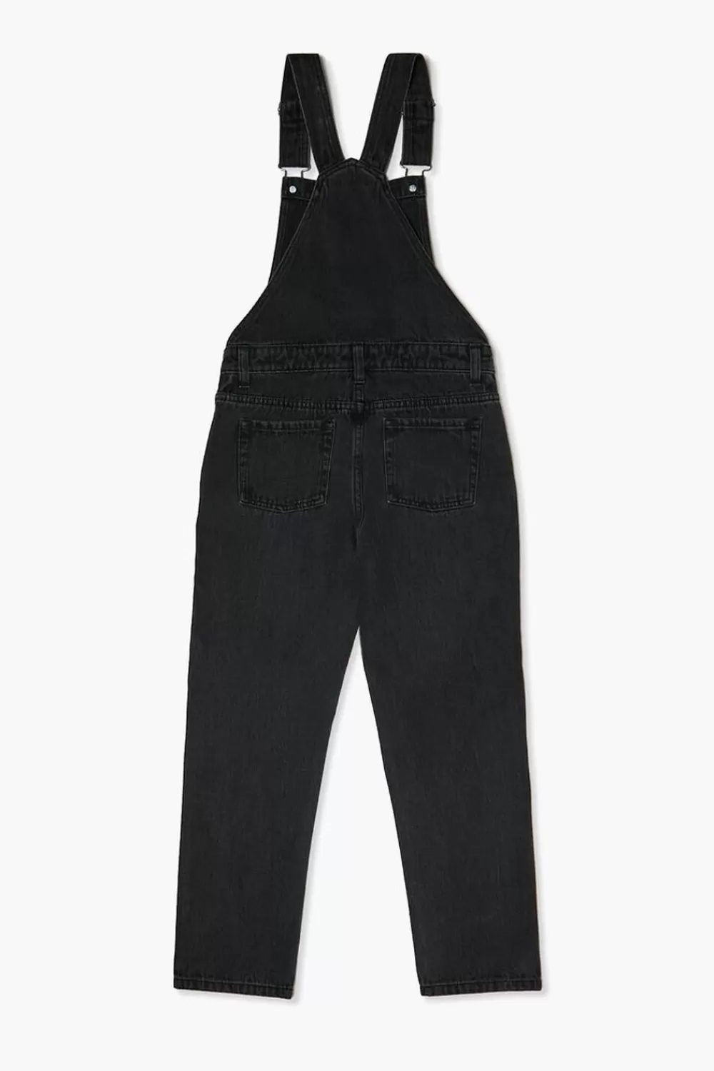 Dresses + Rompers>Forever 21 Kids Denim Overalls (Girls + Boys) Washed Black
