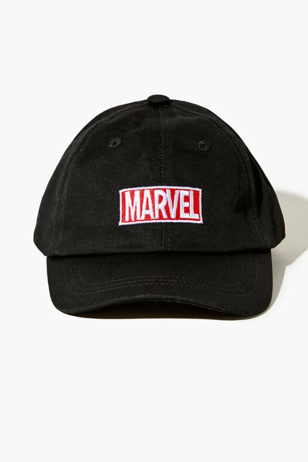 Accessories>Forever 21 Kids Marvel Baseball Cap (Girls + Boys) Black/Red