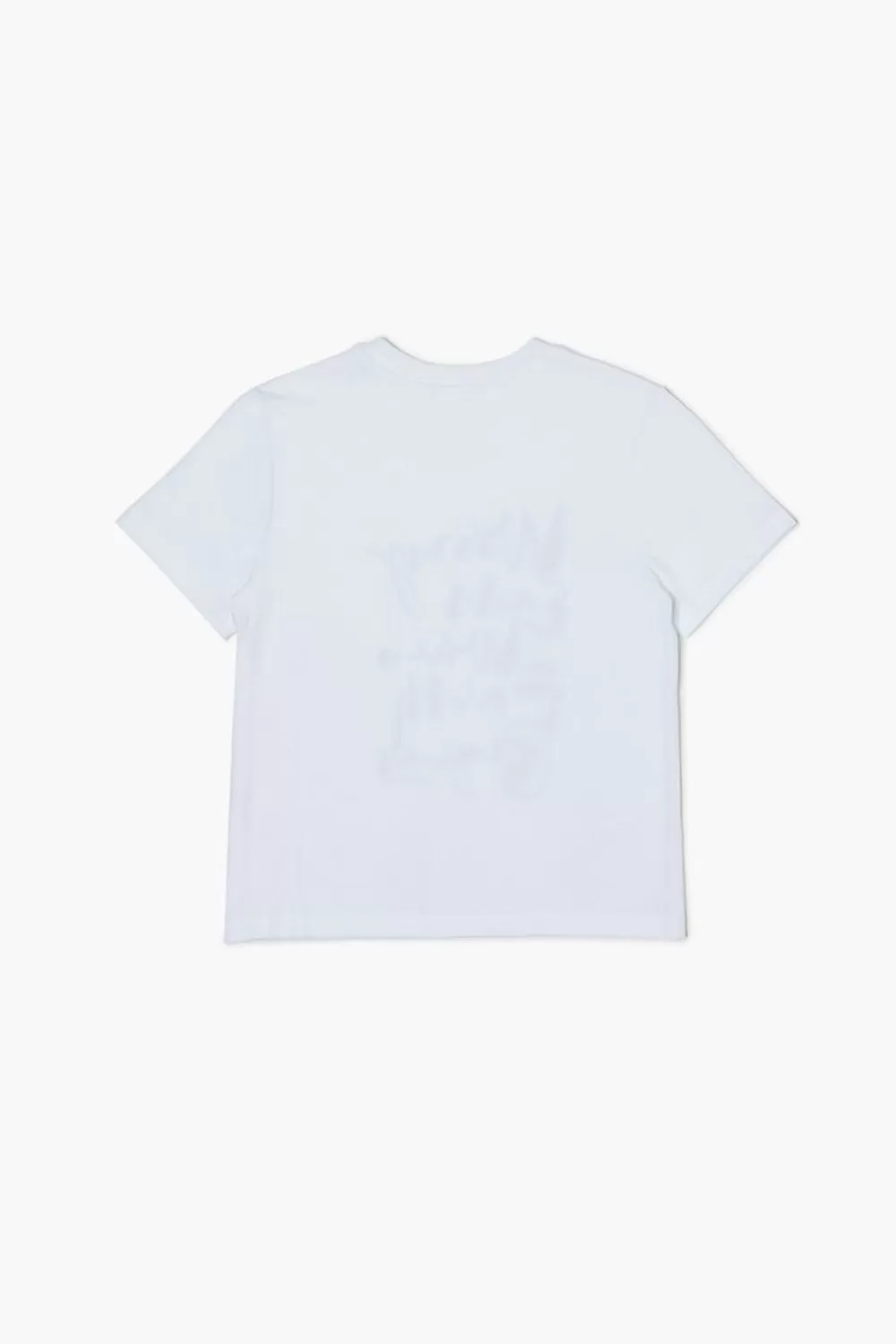 Tops>Forever 21 Kids Organically Grown Cotton Tee (Girls + Boys) Cream/Black