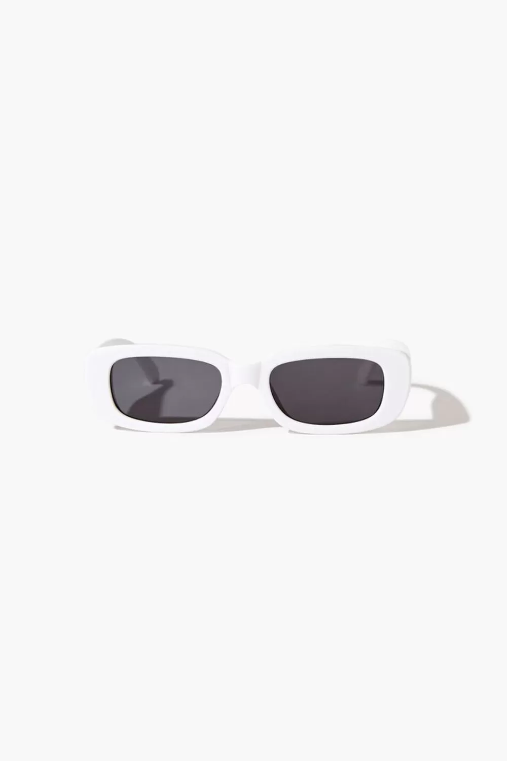 Accessories>Forever 21 Kids Rectangular Sunglasses (Girls + Boys) White