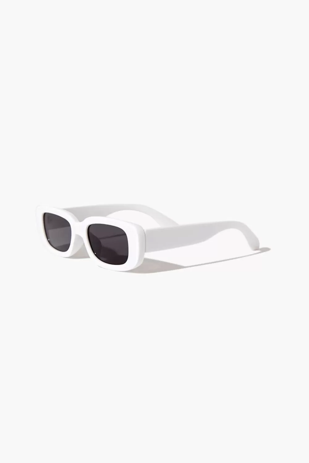 Accessories>Forever 21 Kids Rectangular Sunglasses (Girls + Boys) White