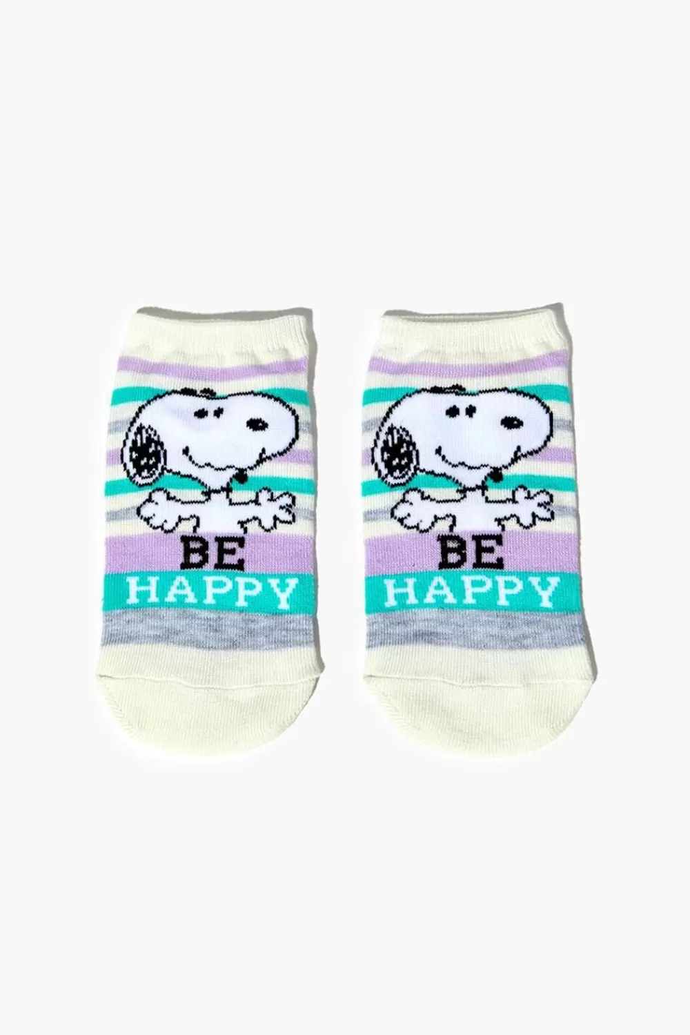 Accessories>Forever 21 Kids Snoopy Ankle Sock Set - 3 Pack (Girls + Boys) Teal/Multi