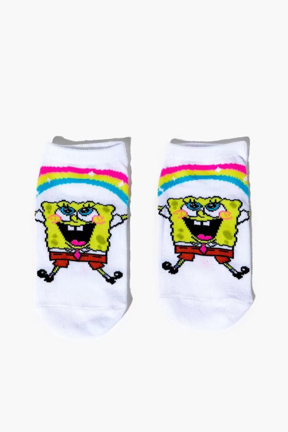 Accessories>Forever 21 Kids Spongebob Squarepants Ankle Sock Set - 3 Pack (Girls + Boys) Yellow/Multi