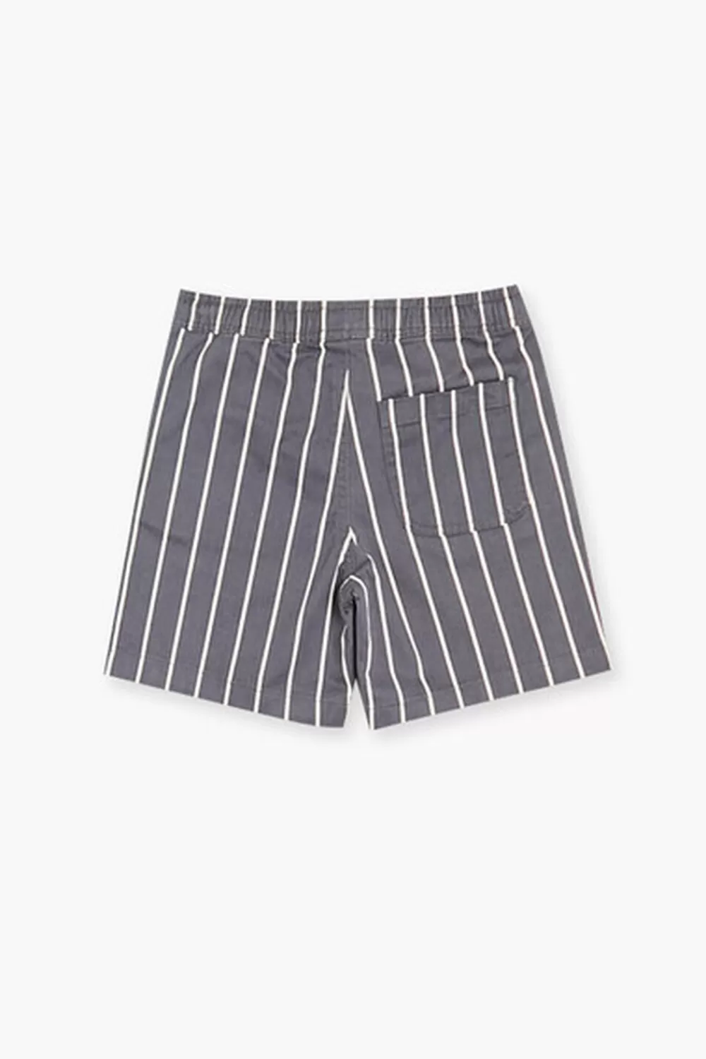 Bottoms>Forever 21 Kids Striped Drawstring Shorts (Girls + Boys) Grey/Cream