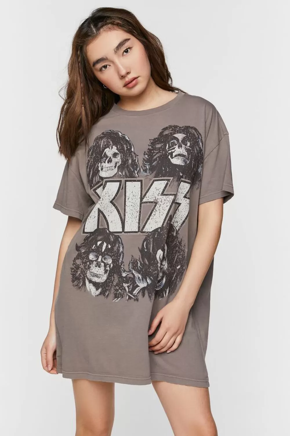 Forever 21 Kiss Graphic T-Shirt Dress | Women Dresses