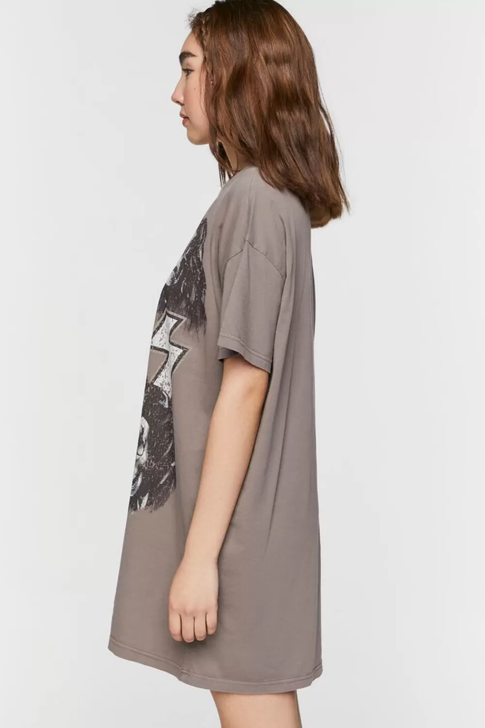 Forever 21 Kiss Graphic T-Shirt Dress | Women Dresses