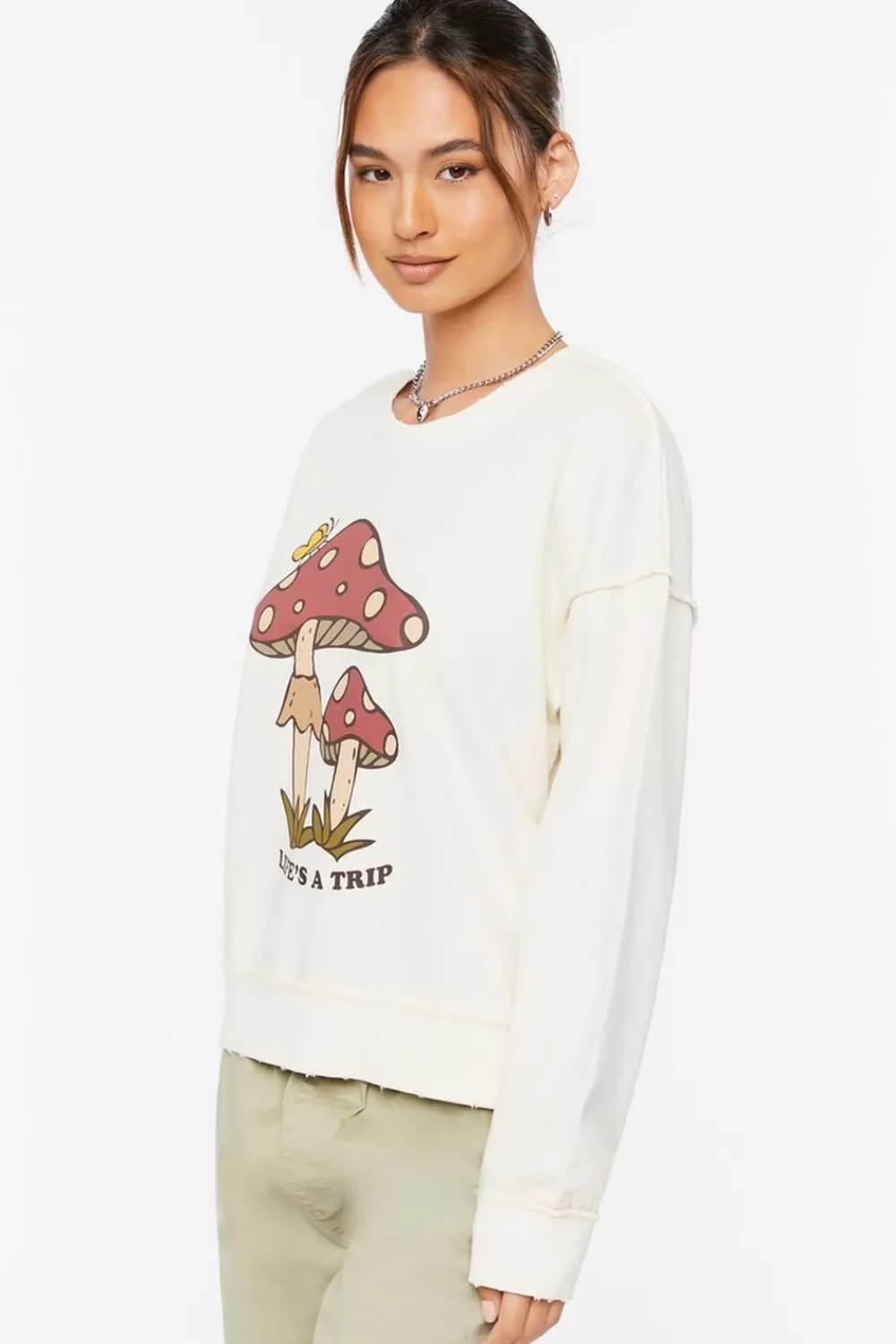 Forever 21 Life's A Trip Graphic Pullover | Women Tops
