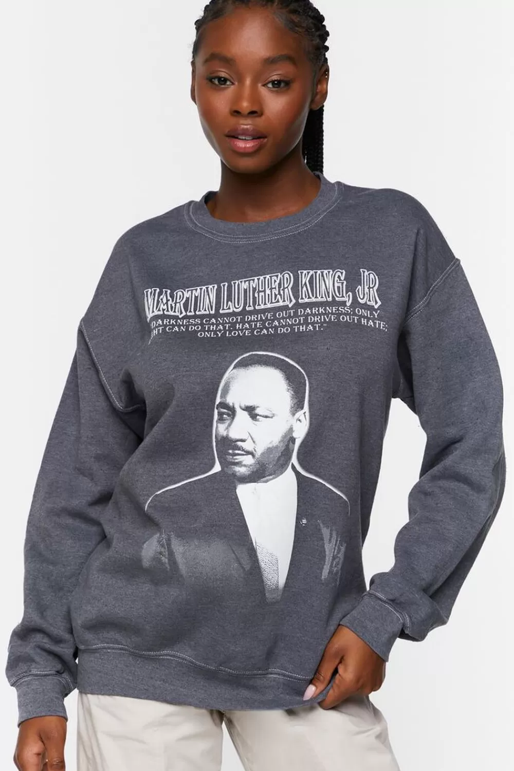 Forever 21 Martin Luther King Jr Graphic Pullover | Women Tops