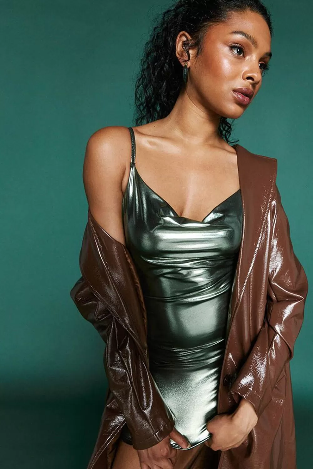 Forever 21 Metallic Mini Dress | Women Dresses