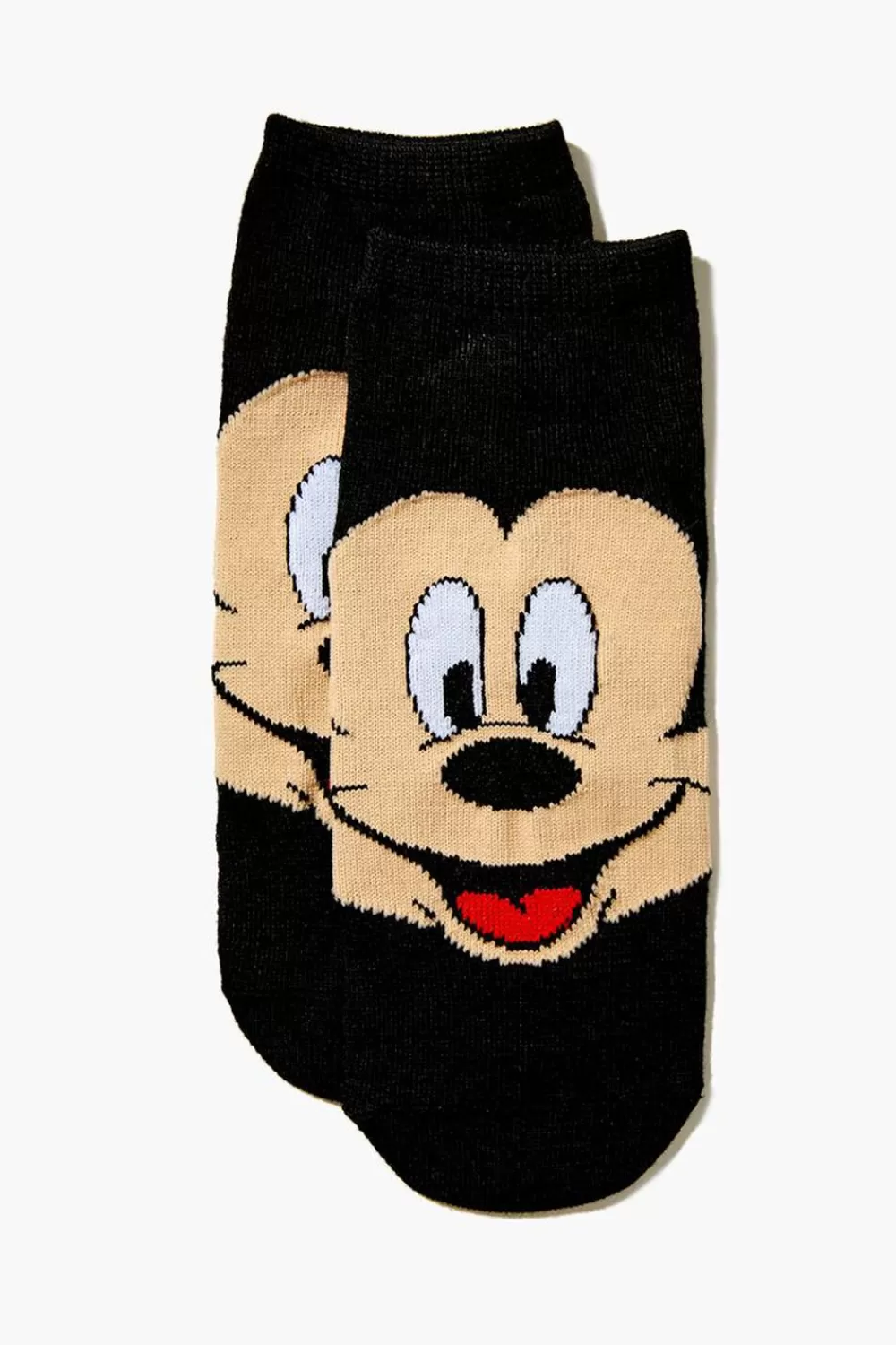 Socks + Tights>Forever 21 Mickey Mouse Ankle Socks Black/Multi