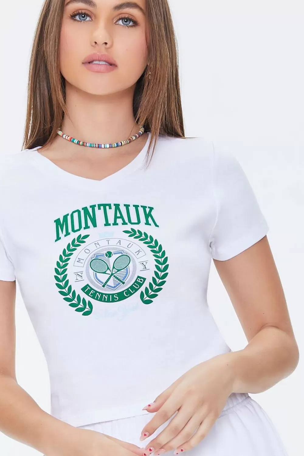 Forever 21 Montauk Tennis Club Graphic Tee | Women Tops