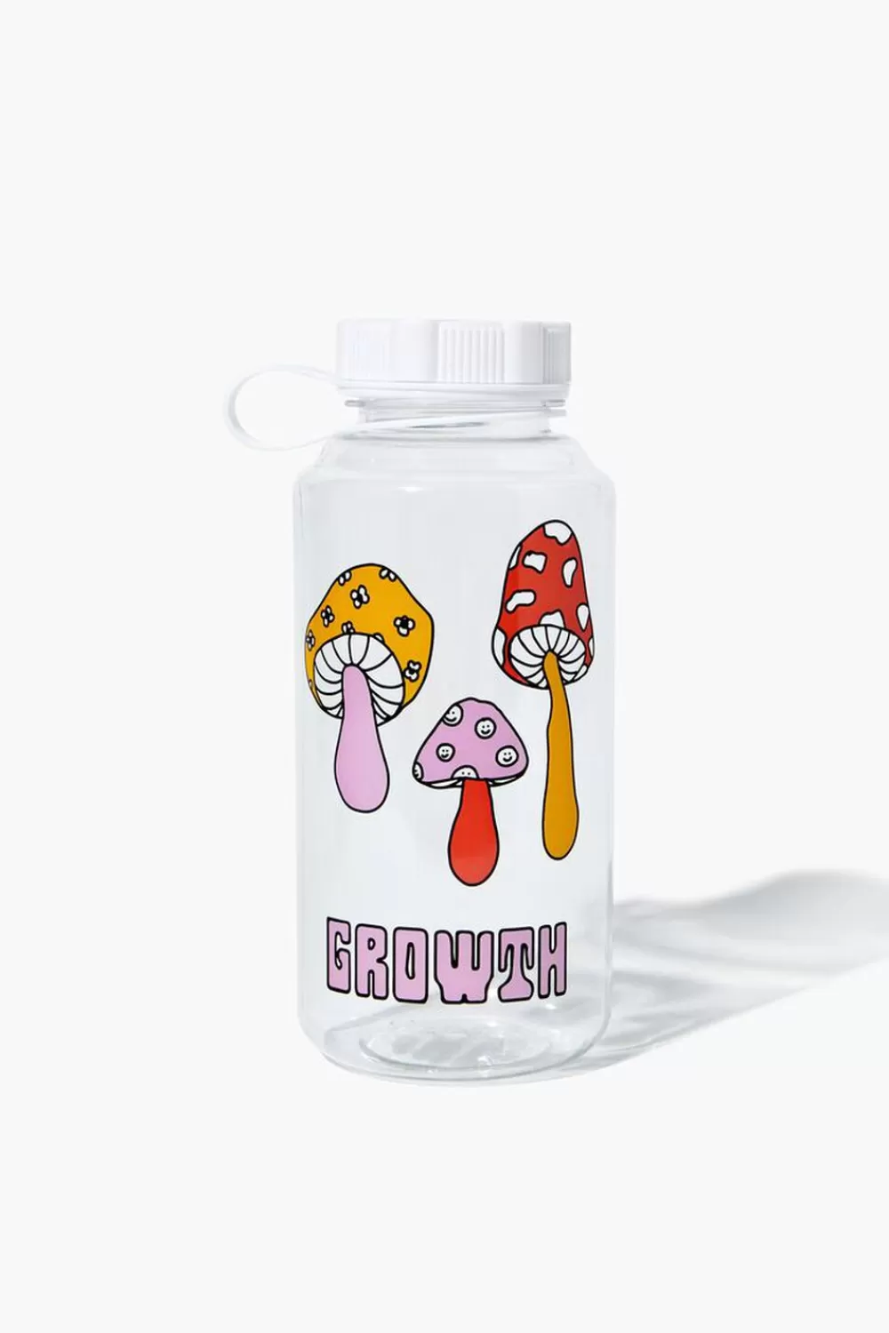 Home Decorate>Forever 21 Mushroom Water Bottle Clear/Multi