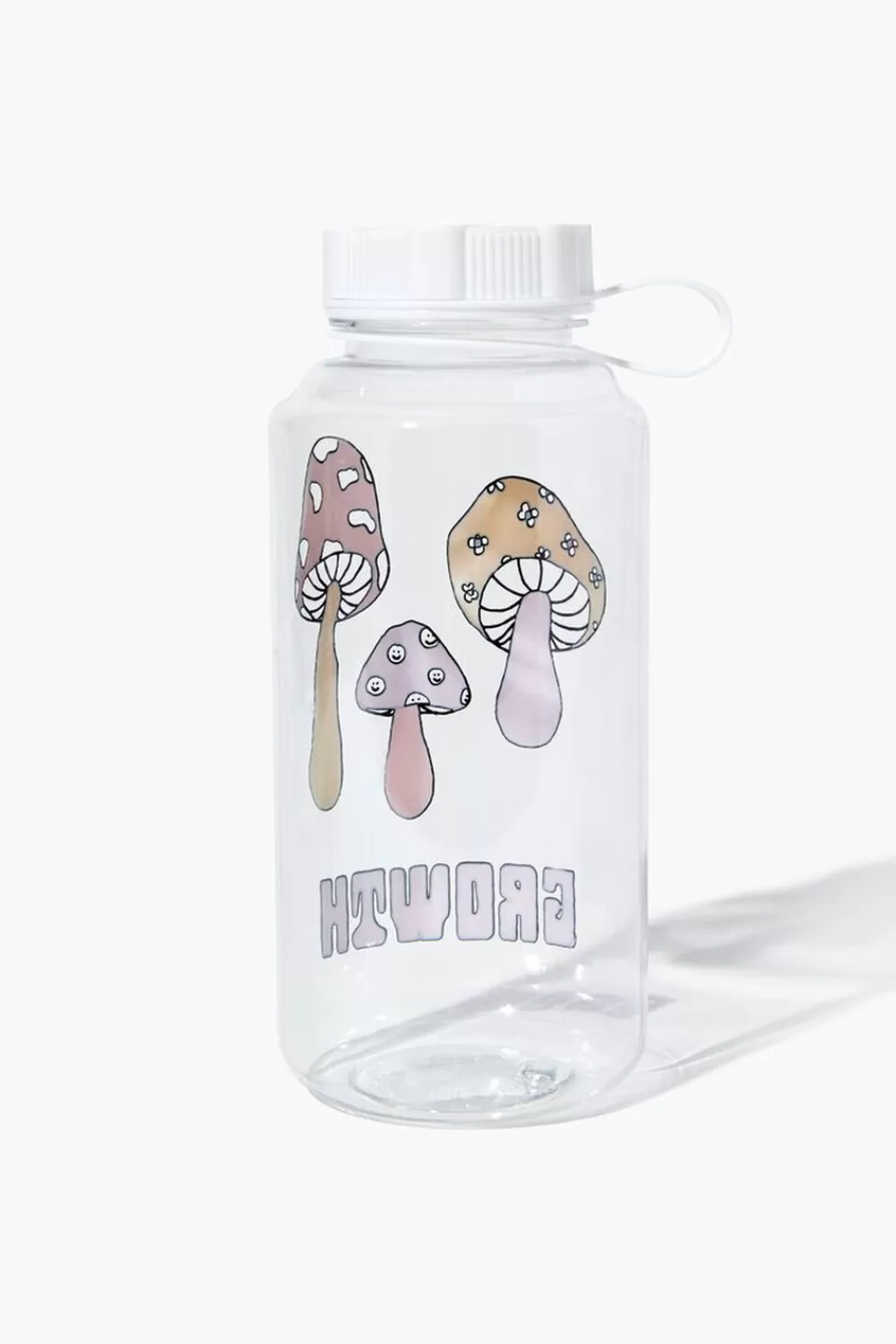 Home Decorate>Forever 21 Mushroom Water Bottle Clear/Multi