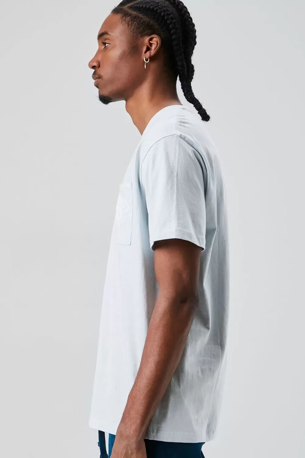 Graphic Tees>Forever 21 Never Ending Party Graphic Tee Blue/White