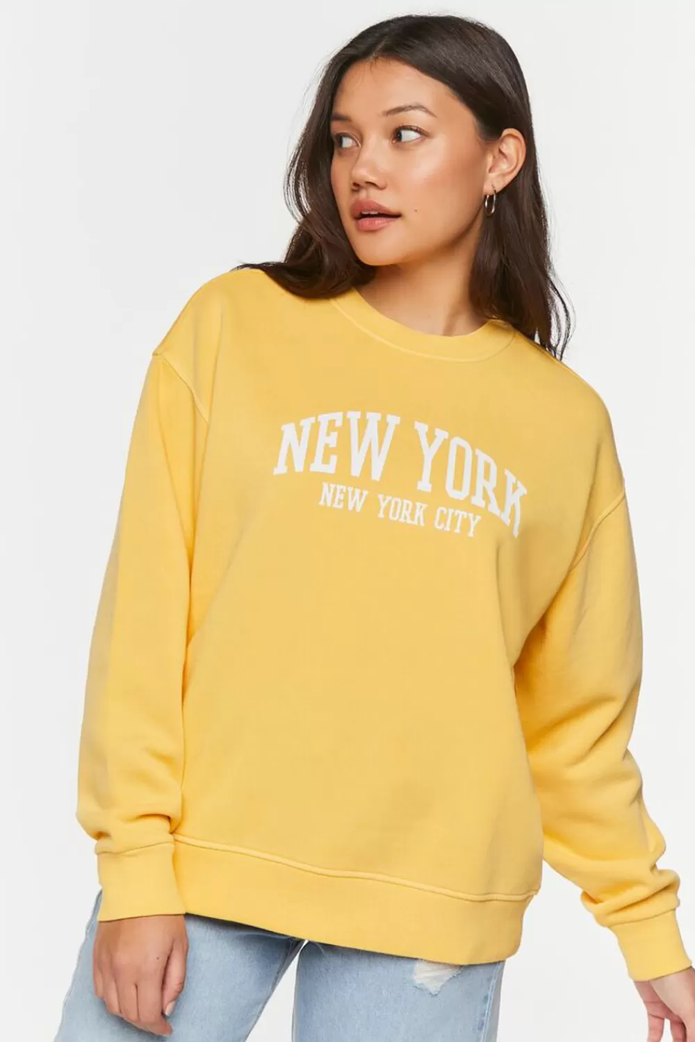 Forever 21 New York Graphic Pullover | Women Tops