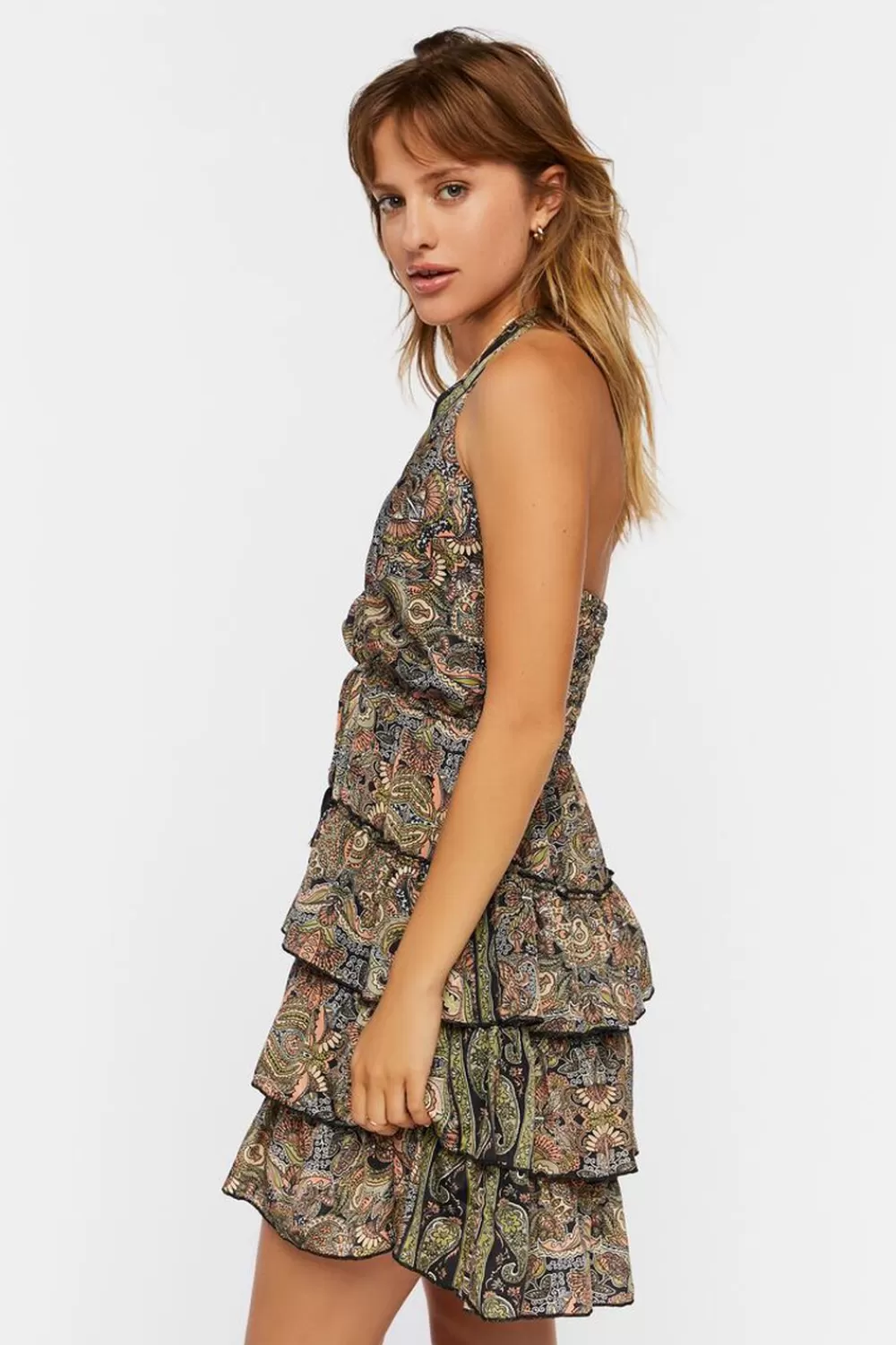 Forever 21 Paisley Halter Mini Dress | Women Dresses