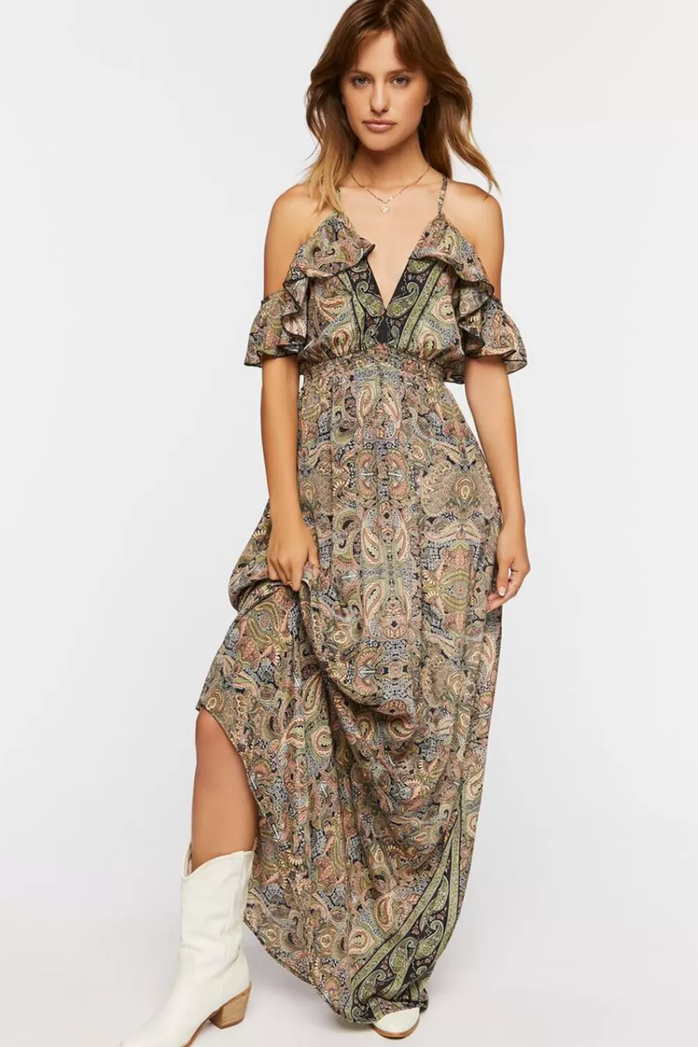 Forever 21 Paisley Print Maxi Dress | Women Dresses