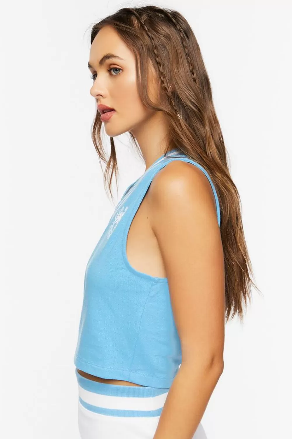 Forever 21 Palm Beach Leisure Club Graphic Crop Top | Women Tops
