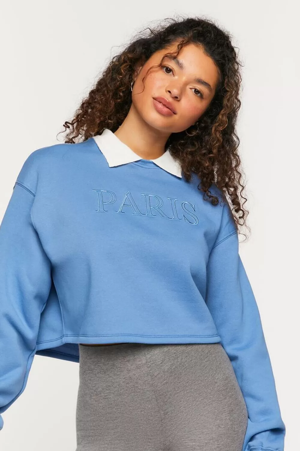 Forever 21 Paris Graphic Combo Pullover | Women Tops