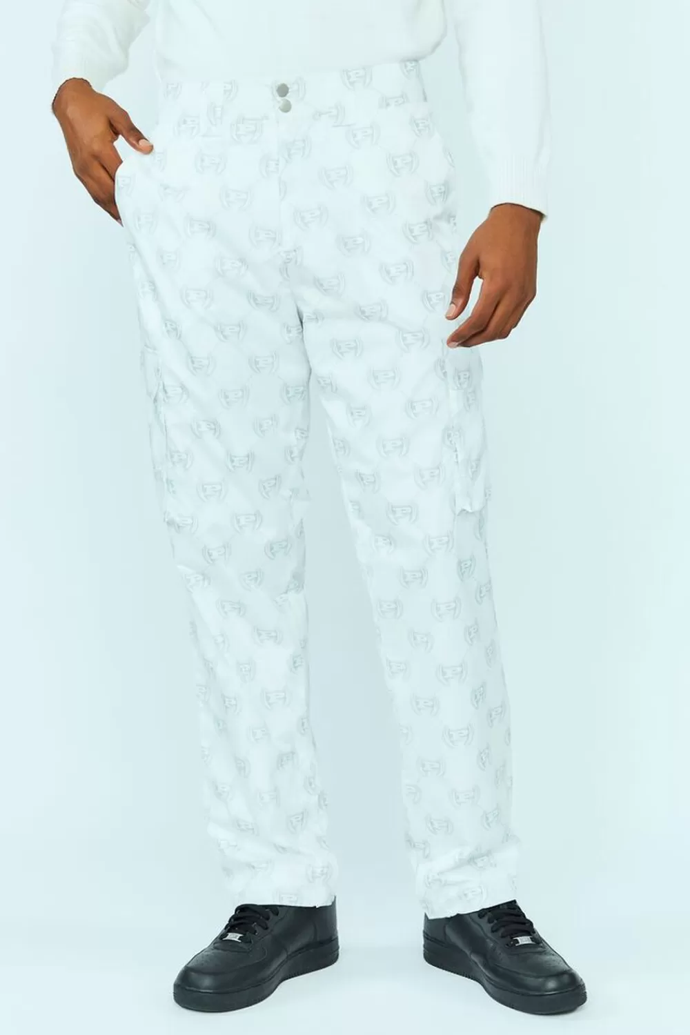 Bottoms>Forever 21 Phat Farm Printed Pants White/Multi