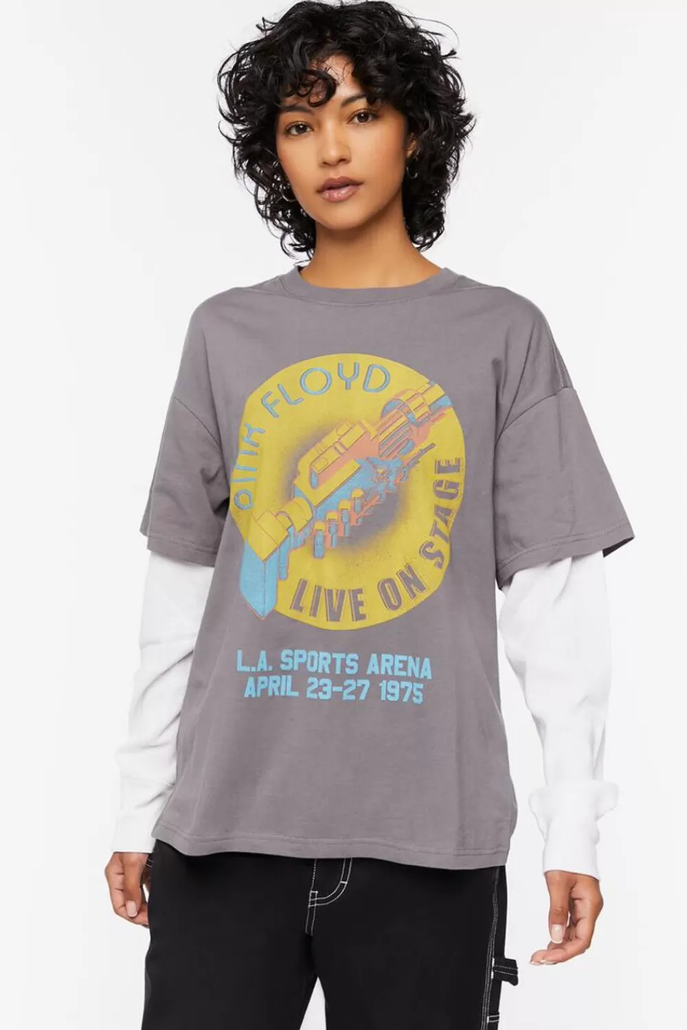 Forever 21 Pink Floyd Graphic Combo Tee | Women Tops