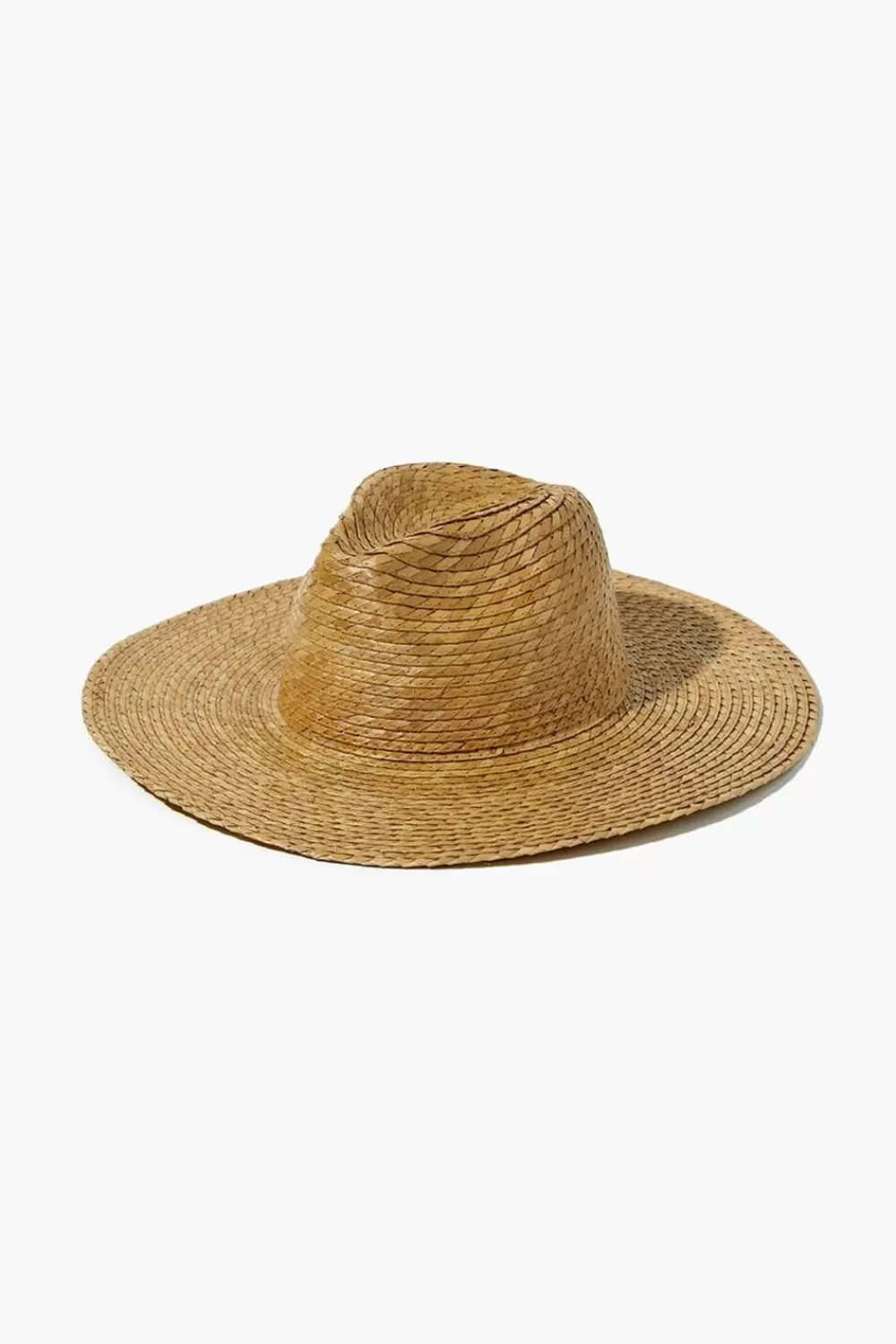 Hats + Beanies>Forever 21 Premium Straw Pinched Panama Hat Natural