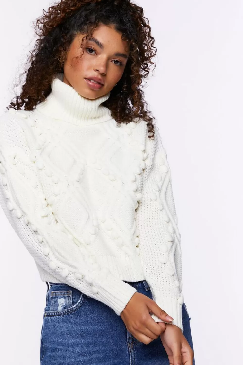 Forever 21 Purl & Ball Knit Sweater | Women Tops