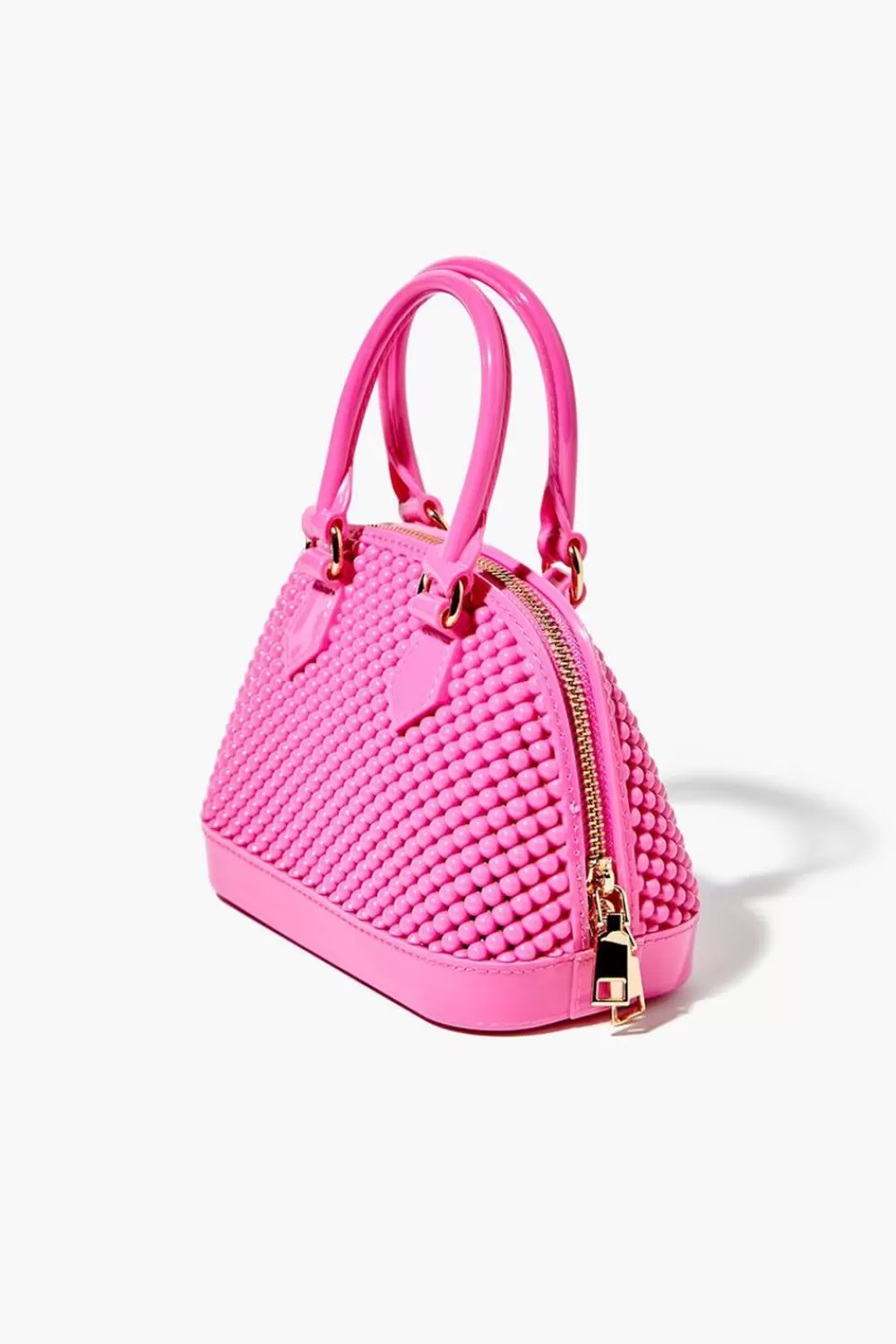 Bags + Backpacks>Forever 21 Quilted Satchel Bag Pink
