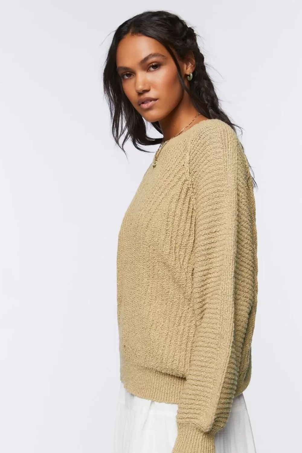 Forever 21 Relaxed-Fit Raglan Sweater | Women Tops
