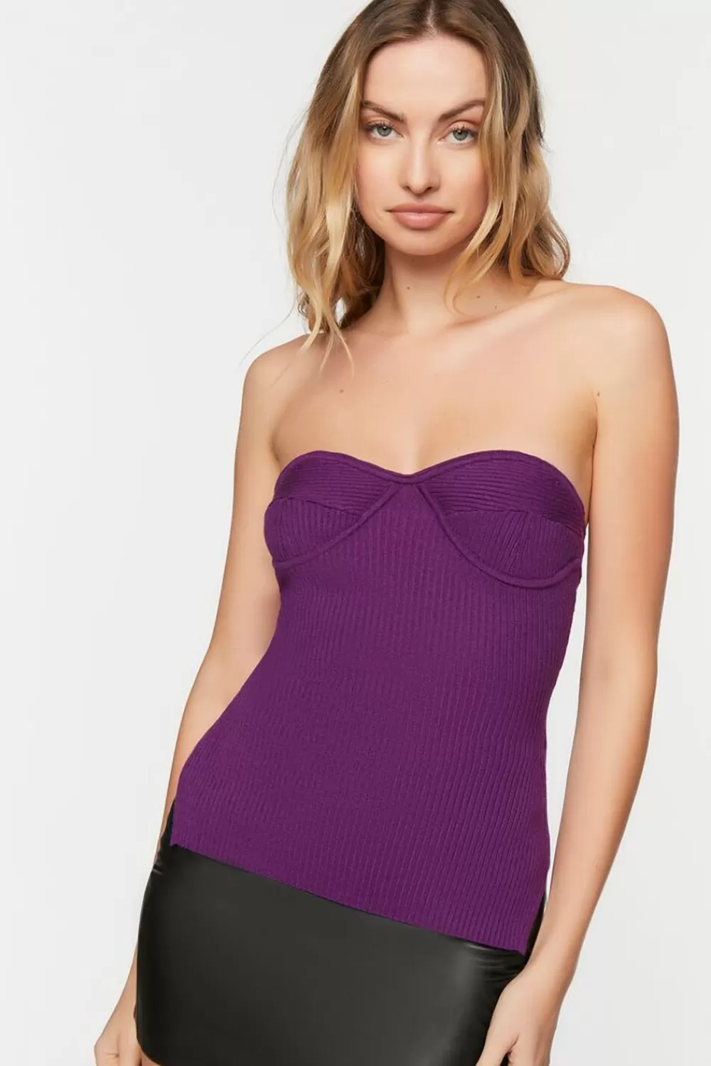 Forever 21 Ribbed Bustier Tube Top | Women Tops