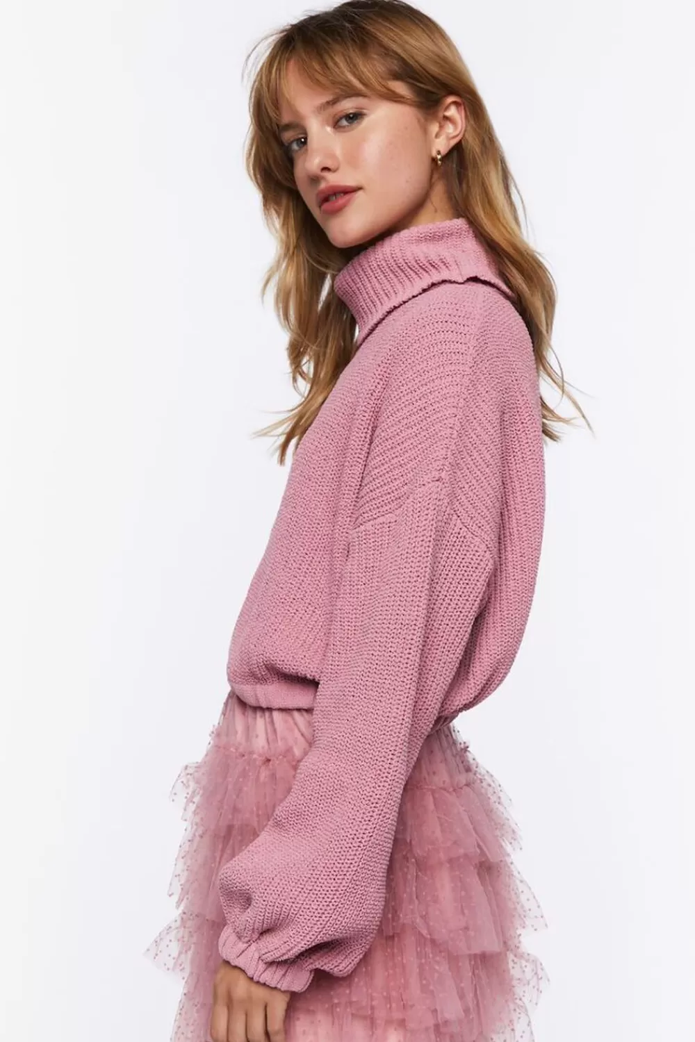 Forever 21 Ribbed Turtleneck Sweater | Women Tops