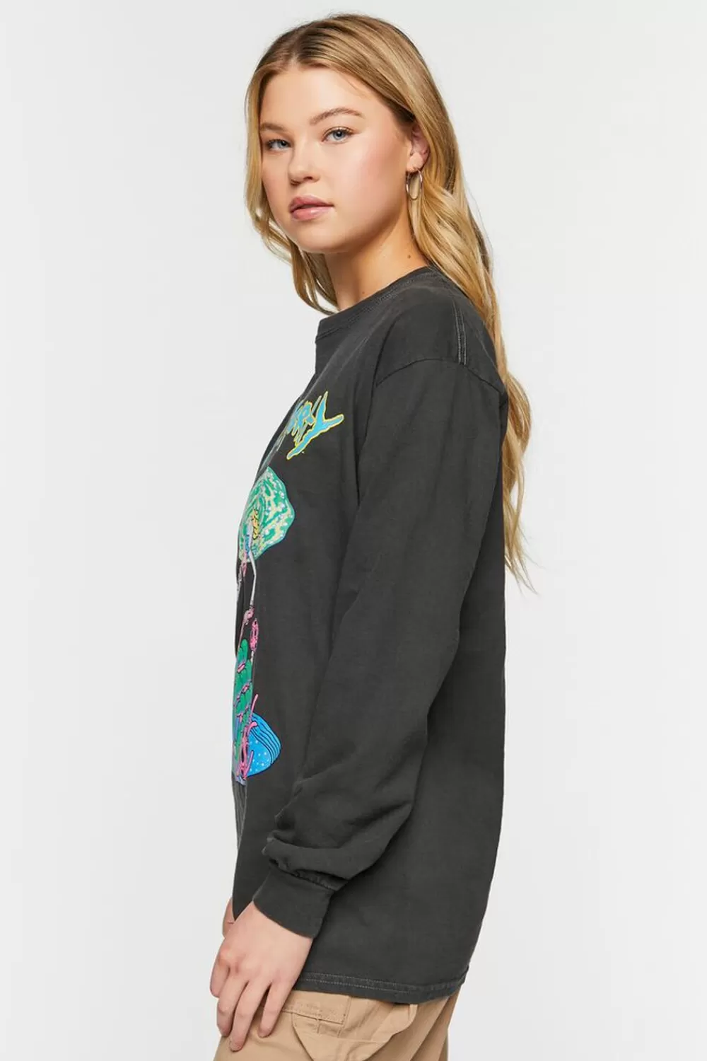 Forever 21 Rick And Morty Graphic Long-Sleeve Tee | Women Tops