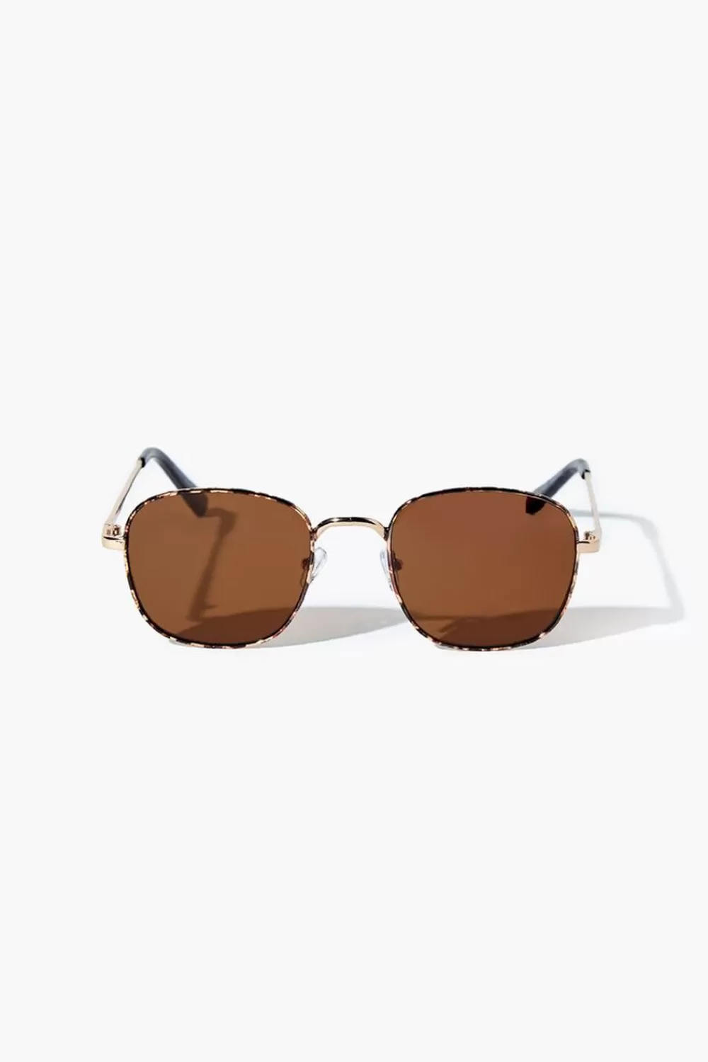 Sunglasses + Readers>Forever 21 Round Frame Sunglasses Brown/Brown