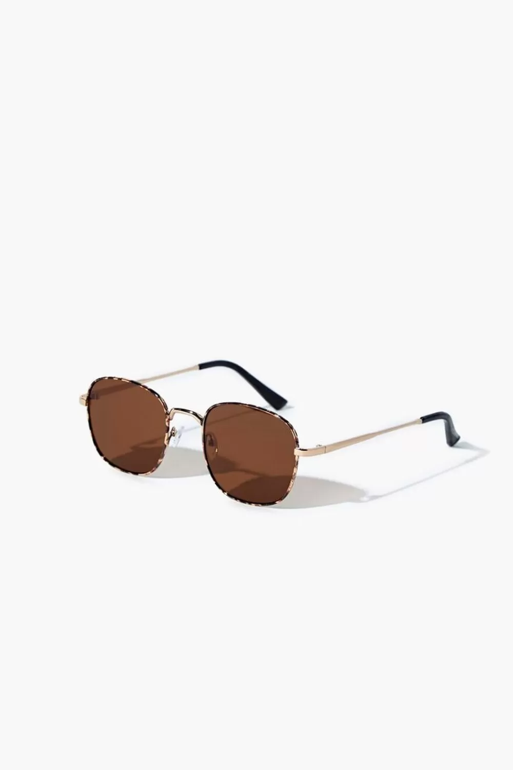 Sunglasses + Readers>Forever 21 Round Frame Sunglasses Brown/Brown