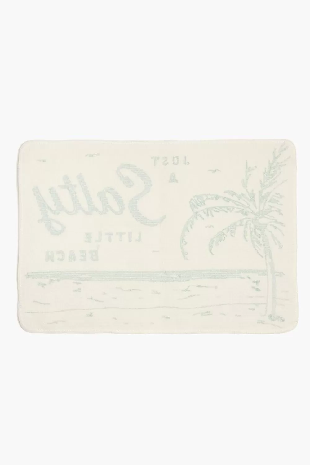 Bath + Body>Forever 21 Salty Little Beach Bath Mat Pink/Multi