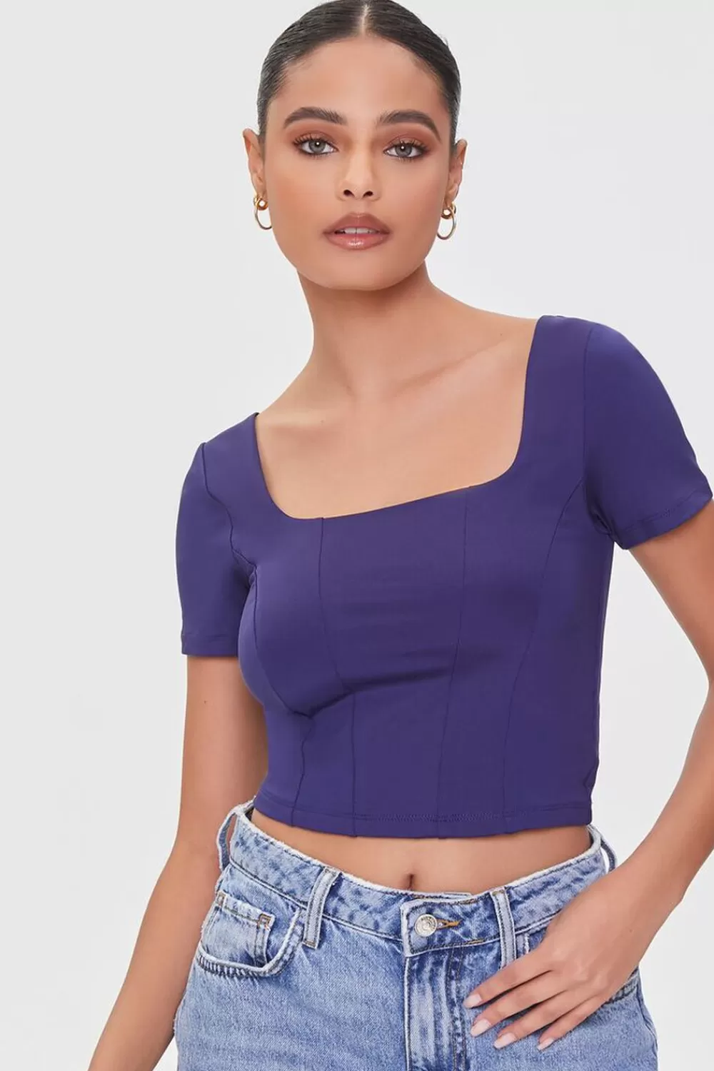 Forever 21 Seamed Crop Top | Women Tops