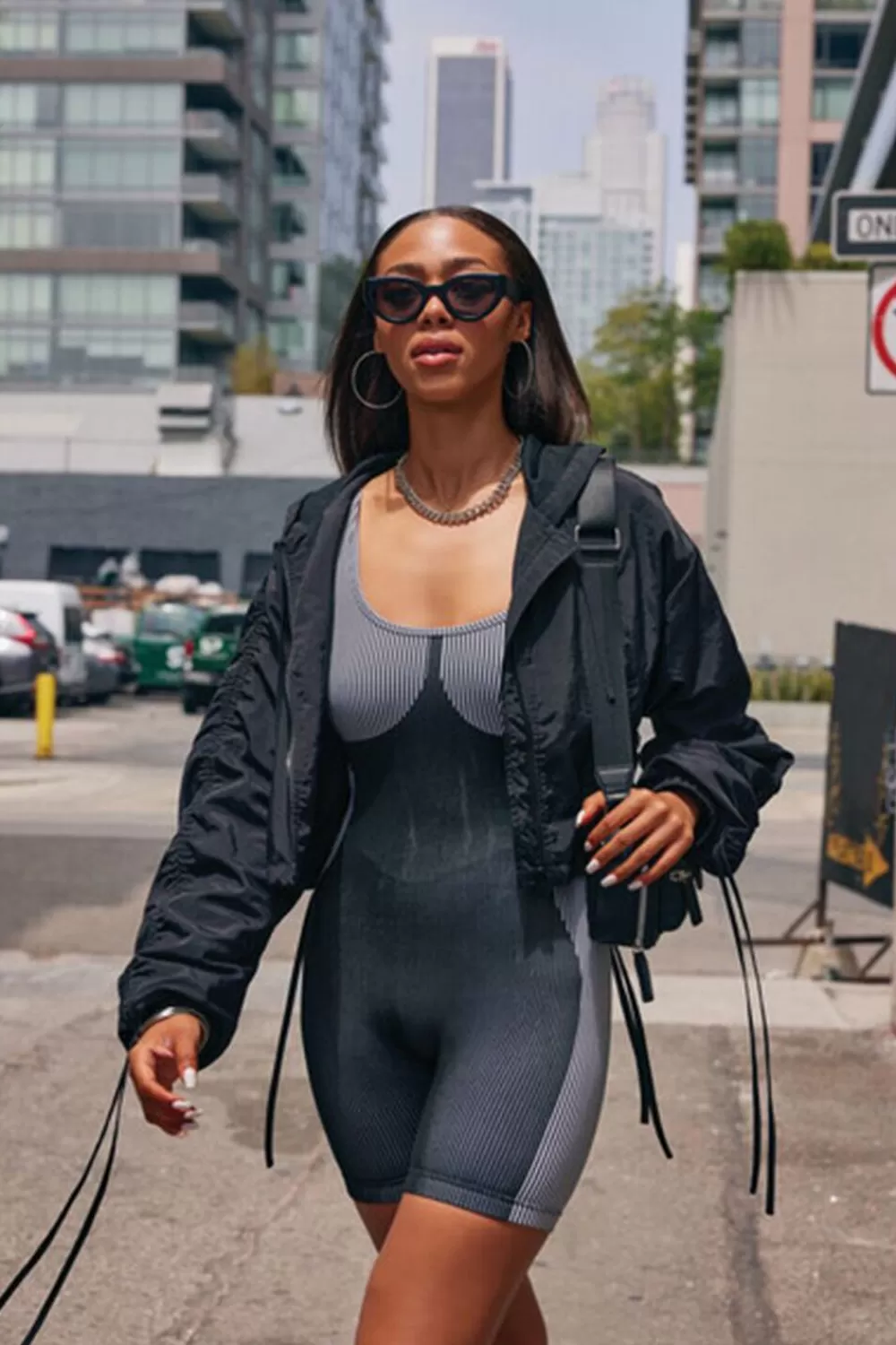 Rompers + Jumpsuits>Forever 21 Seamless Striped Romper White/Black