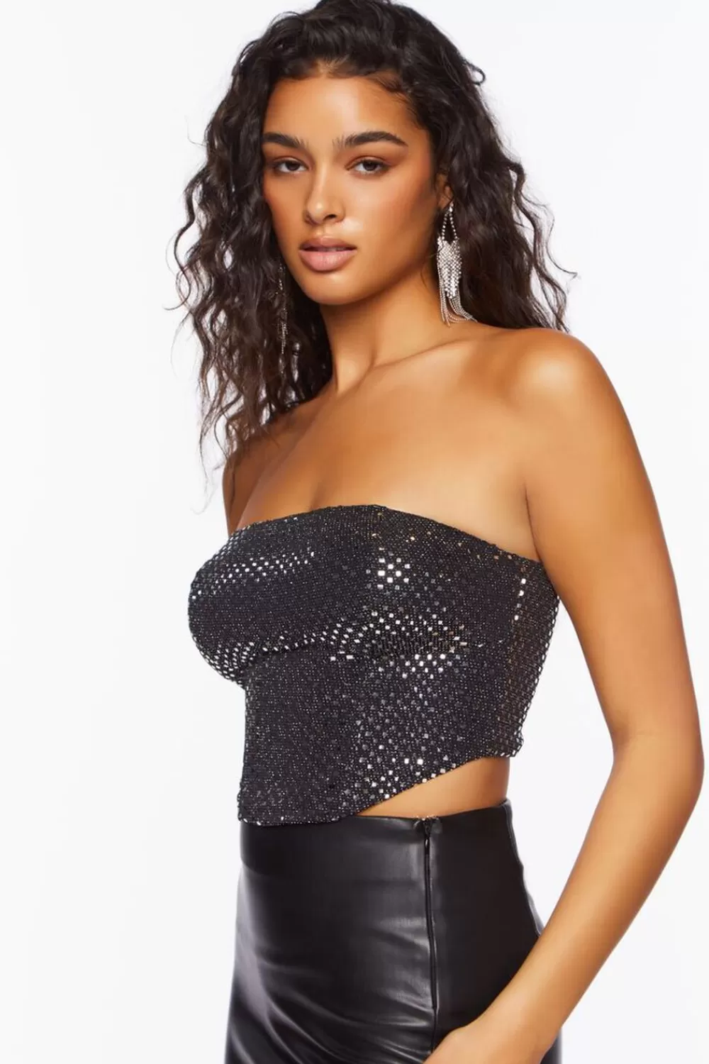 Forever 21 Sequin Tube Top | Women Tops