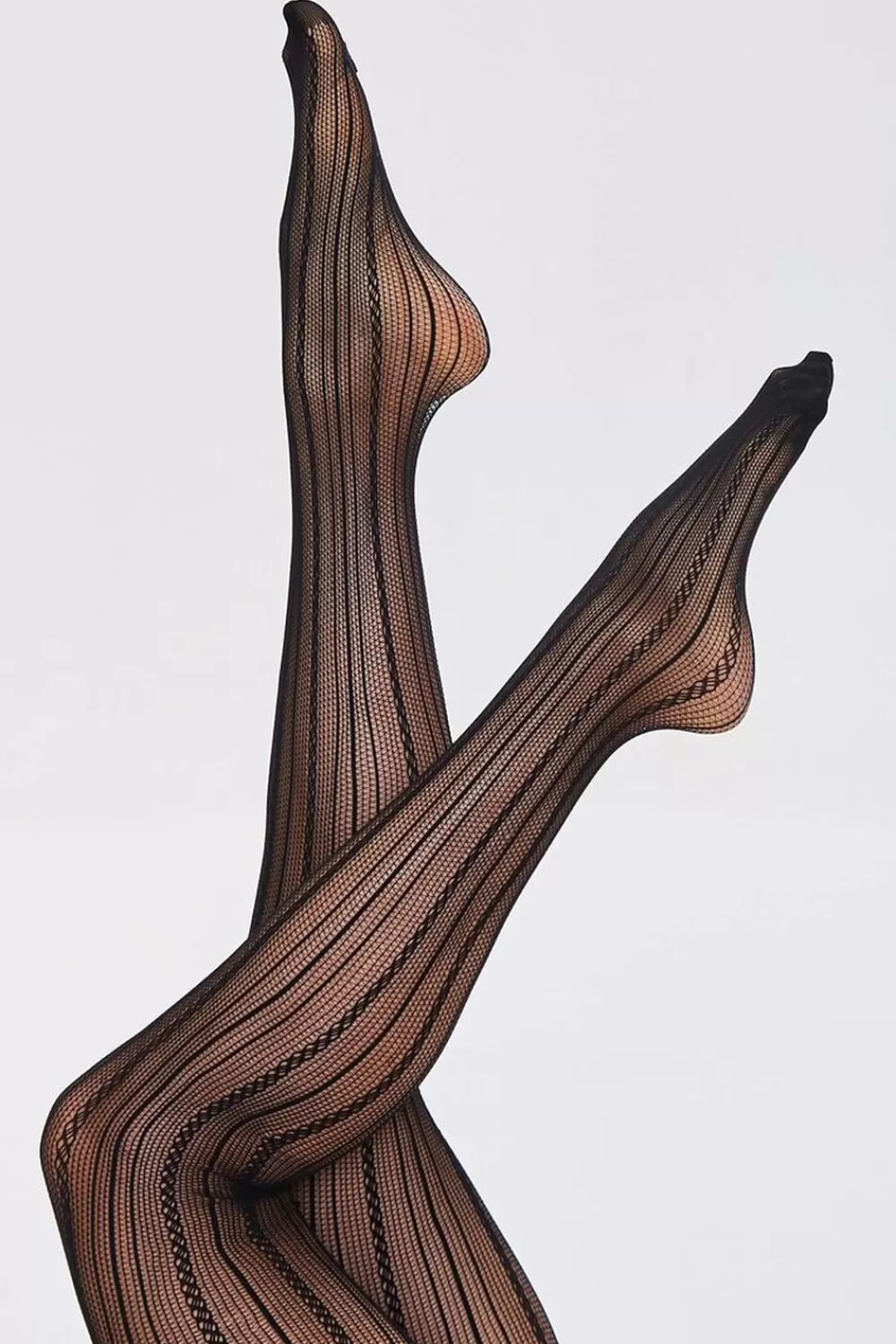 Socks + Tights>Forever 21 Sheer Striped Tights Black