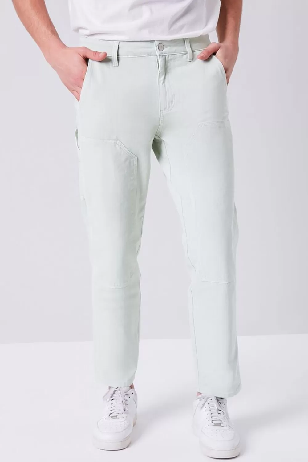 Bottoms>Forever 21 Slim Work Pants Mint
