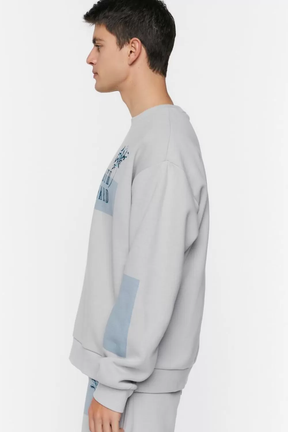 Graphic Tees>Forever 21 Spring Forward Graphic Pullover Grey/Multi
