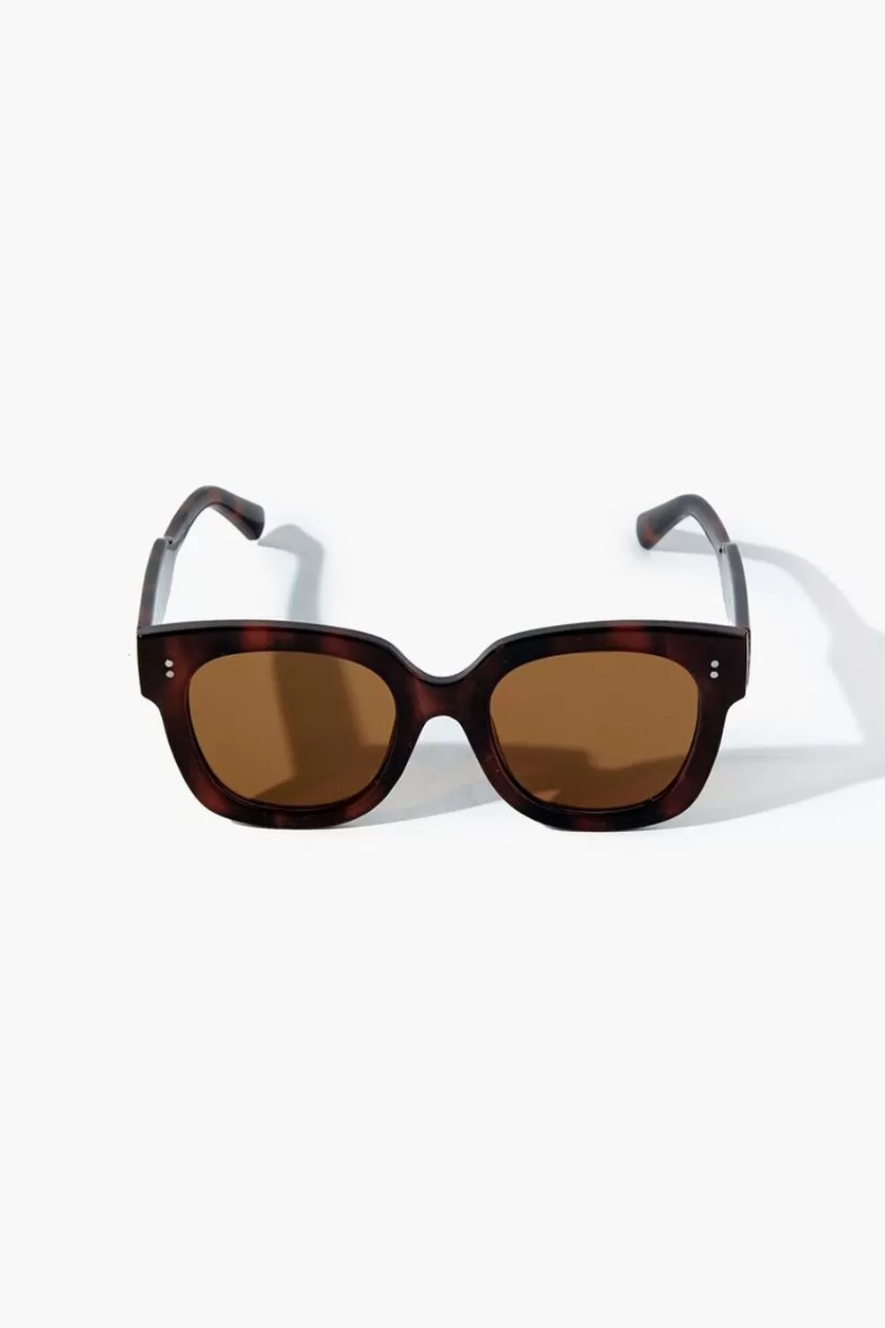 Sunglasses + Readers>Forever 21 Square Frame Sunglasses Brown/Brown