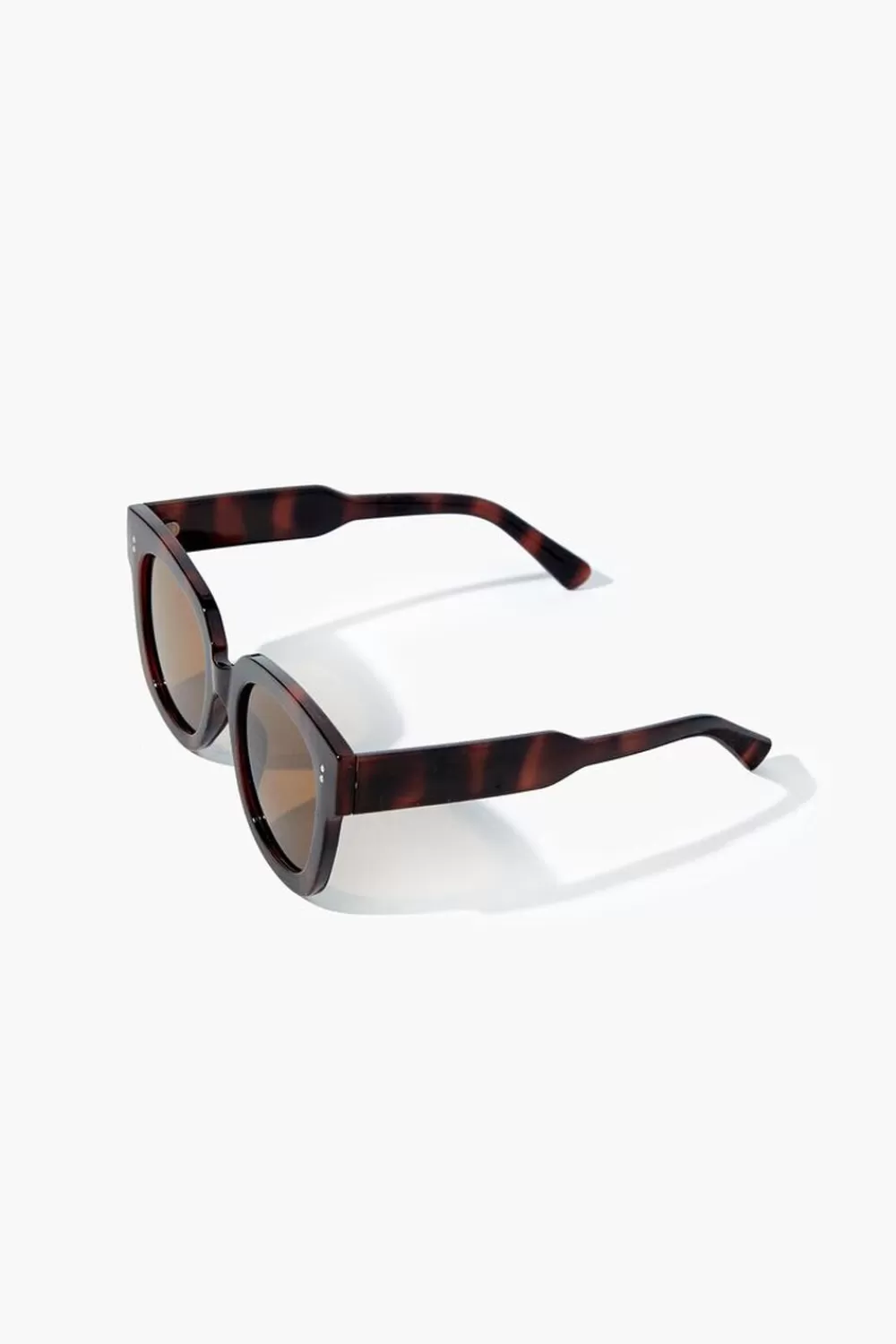 Sunglasses + Readers>Forever 21 Square Frame Sunglasses Brown/Brown