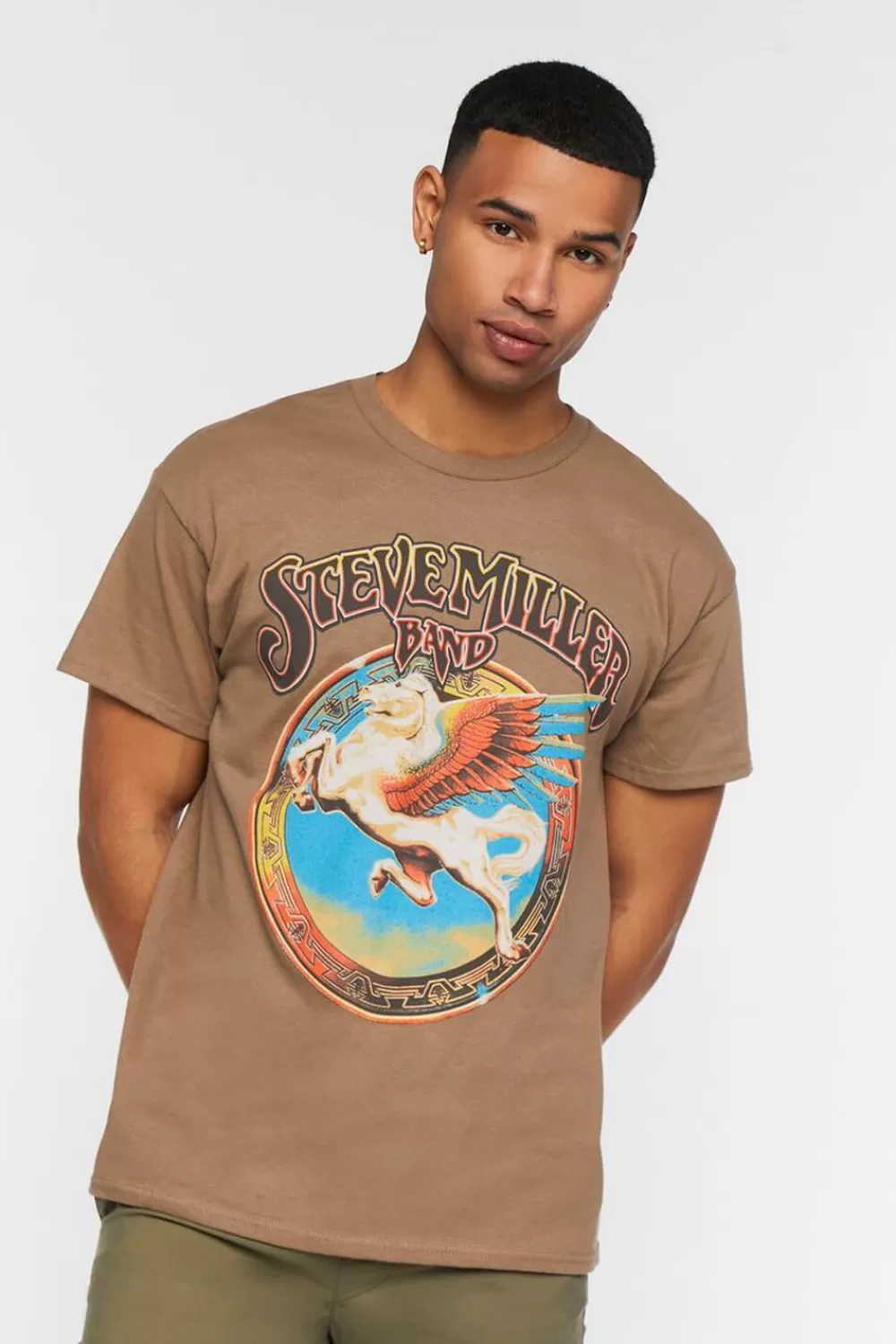 Graphic Tees>Forever 21 Steve Miller Band Graphic Tee Bronze/Multi