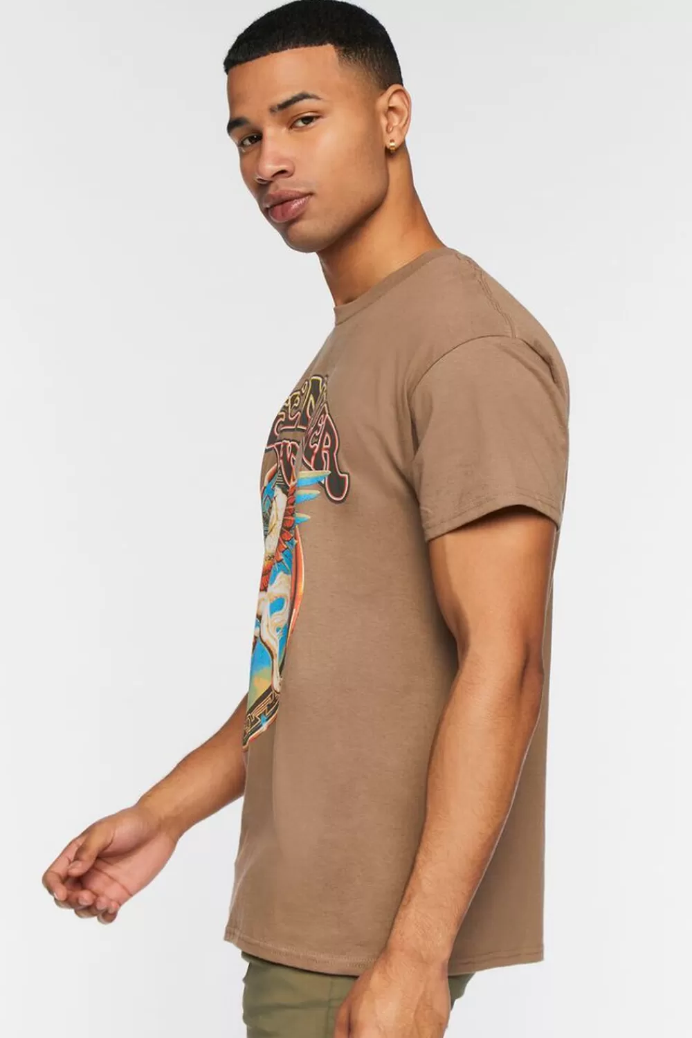 Graphic Tees>Forever 21 Steve Miller Band Graphic Tee Bronze/Multi