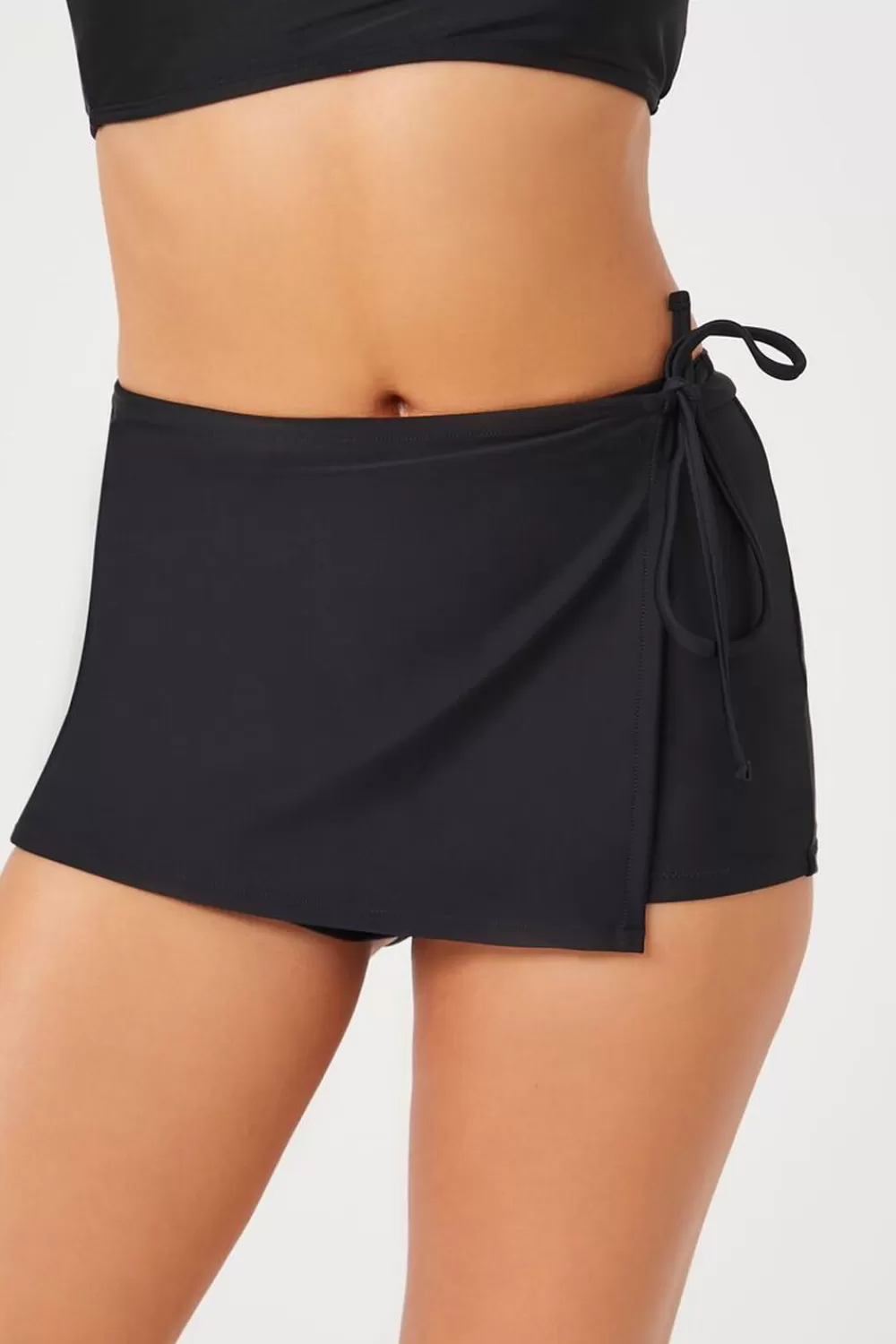 Swimwear>Forever 21 Swim Tie Skort Black