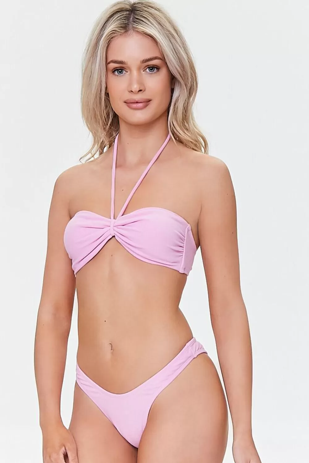 Matching Sets>Forever 21 Terry Cloth Bikini Bottoms Purple